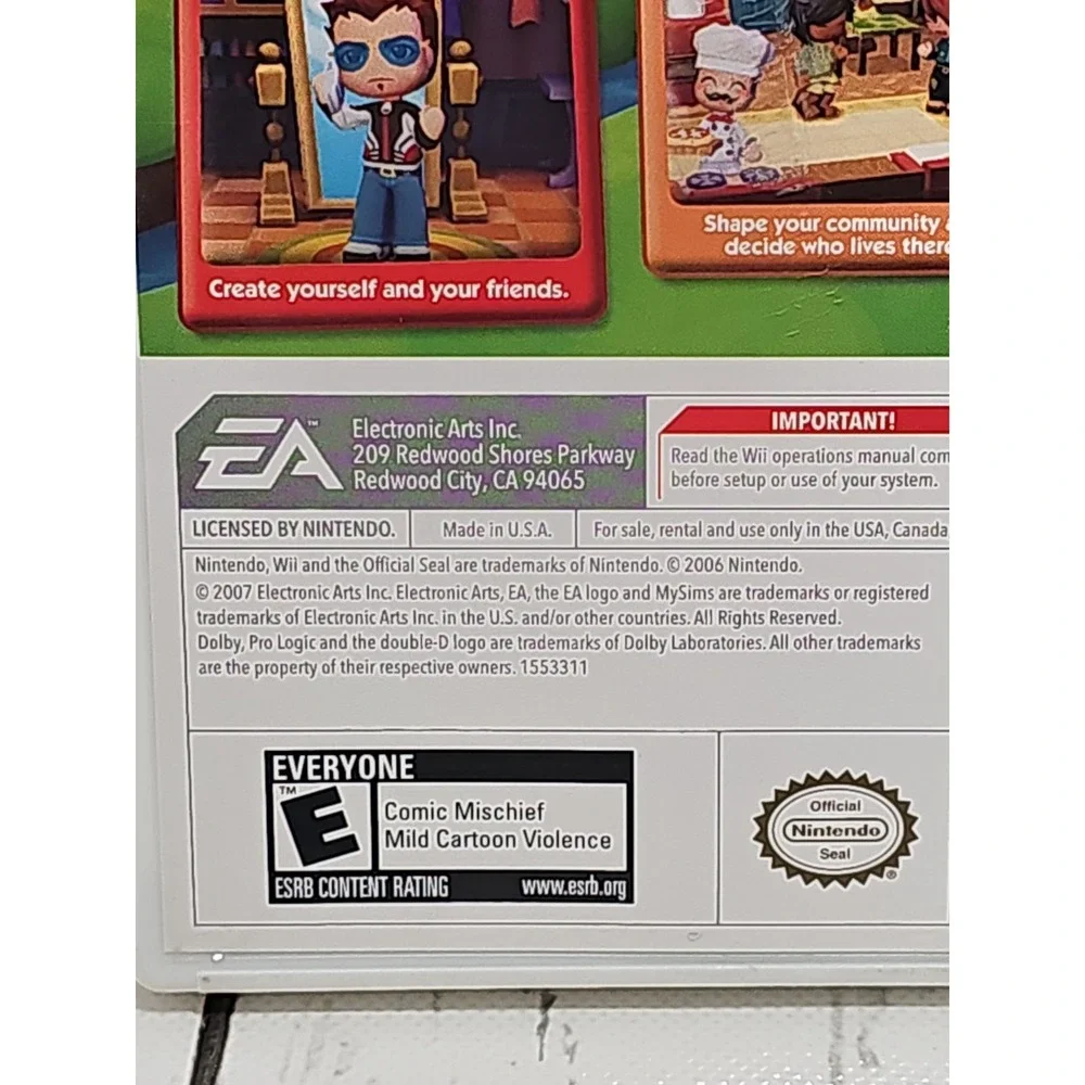 My Sims - Nintendo Wii